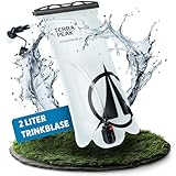 Terra Peak® Trinkblase 2L mit Schlauch Rucksack & Wandern - Trinkbeutel &...