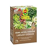 COMPO Bäume, Hecken, Sträucher Langzeit-Dünger, Umweltschonendere Rezeptur, 6...