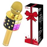 Fede Karaoke Mikrofon, Bluetooth Karaoke Mikrofon Kinder, Geschenke Spielzeug...