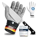 ® Schnittschutzhandschuh aus Edelstahl-Draht - hoher komfort & sicheres...