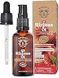 Bionoble Rizinusöl Bio 50ml - 100% Rein, Natürlich, Kaltgepresst - Wimpern,...