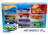 Hot Wheels 54886 1:64 Die-Cast Auto Geschenkset, je 10 Spielzeugautos,...