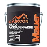CAIRCON Fassadenfarbe für Außen Nano Fassadenschutz Außenfarbe - Anthrazit...
