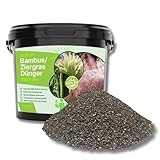 Rodopi Bio-Bambusdünger & Ziergrasdünger Granulat – 3 Monate Langzeitwirkung...