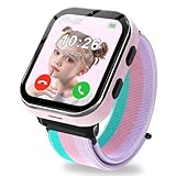 4G Smartwatch Kinder mit GPS und Telefon, Kinderuhr zum Telefonieren mit WiFi,...