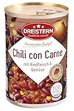 DREISTERN Chili con Carne 400g | Pikanter Eintopf in der recyclebaren...