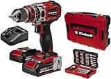 Einhell Professional Akku-Schlagbohrschrauber TP-CD 18/50 Li-i BL+ 39 (2x2,0Ah)...