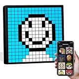 Aygo Pixel Art Digitaler Bilderrahmen, 16x16 RGB LED Panel, Digital Photo Frame...