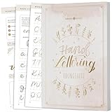 Lebenskompass® Handlettering Übungsbuch für Anfänger - Achtsam Kalligraphie...