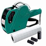 KPX MX5500 Preisauszeichen-Pistole mit 5150 Aufkleber-Etiketten und extra Tinte,...