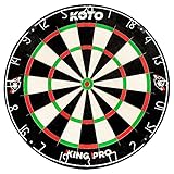 KOTO – King Pro Dartscheibe, Offizielle Turniermaße, dartscheibe steeldart,...