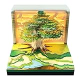3D-Adventskalender 2025, Notizblock, Modellschnitzerei, vier Jahreszeiten,...