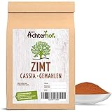 Zimt gemahlen cassia (500g) Premium Zimtpulver vom-Achterhof Gewürze