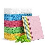 Pop-Up Schwämme küche, 10-Pack komprimierter Schwamm Küche Cellulose Schwamm...