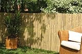 DE-COmmerce® Bambus Zaun Sichtschutz CALAMA extra gehärtet (HxB) 180 x 500 cm...