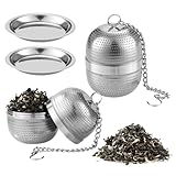 2 Stück Teesieb für Losen Tee, Edelstahl Teeei, Exquisite Brauer Sieb Ball...