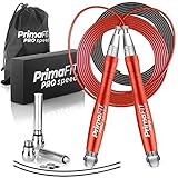 PrimaFIT Springseil Erwachsene Fitness Pro Speed Jump Rope 3m Seilspringen...