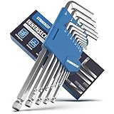 STONE REEF Innensechskantschlüssel Set 13tlg. [inkl. Kugelkopf] - Chrom...