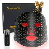 Soeumoir LED Gesichtsmaske mit Rotlichttherapie – 7 Farben LED Lichtmaske...
