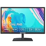 Antteq 22-Zoll-Computermonitor, FHD 1080p 75Hz Desktop-Monitor, Low Blue Light,...