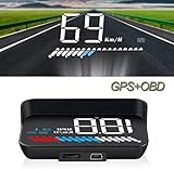 Head up Display car HUD Display OBD2 & HUD Display GPS, iKiKin 3.5 inch / 8.9 cm...