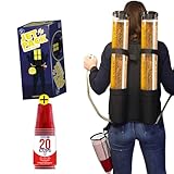 Doppelte Biergiraffe Jet Pack | Getränkespender | Rucksack | Premium Qualität...