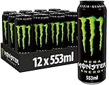 Monster Energy - koffeinhaltiger Energydrink mit klassischem Energy-Geschmack -...