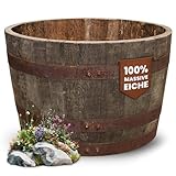 Temesso Halbes Fass aus einem originalen schottischen Whiskyfass (Natur...