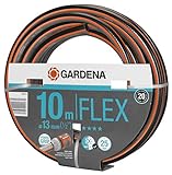 Gardena Comfort FLEX Schlauch 13 mm (1/2 Zoll), 10 m: Formstabiler, flexibler...