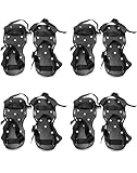 QWORK® Nagelschuhe Profi, Nagelsohle Estrichschuhe mit 25mm Spikes, perfekt...