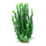 Mayitr 47cm Grün Gelb künstliche Aquarium Deko Pflanzen Wasserpflanzen Aqua...