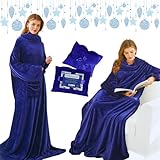 Lucadeau Kuscheldecke mit Ärmeln, Ostergeschenke für Frauen und Männer,...
