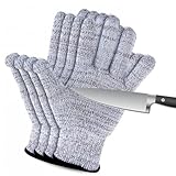Yuanchu 2 Paar Arbeitshandschuhe Schnittfest Level 5, PFAS Frei...