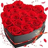 Impouo Konservierte Rose, Geschenke für sie, Geburtstagsgeschenke für Frauen,...