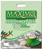 MAXIMO Kaffeepads Entkoffeiniert 100 Pads