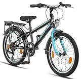 Licorne Bike Carter Premium Mountainbike in 20 Zoll Fahrrad für Kinder Mädchen...