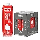 beckers bester Klarer Apfel - 6er Pack - Apfelsaft- 100% natürlicher Direktsaft...