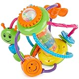 Bieco Motorikball für Babys ab 6 Monate | Greifball und Beißring mit Rassel |...
