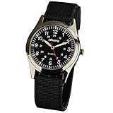Infantry IN-018-BLK-N Herren Analoges Quarzwerk Armbanduhr Uhren Fliegeruhren...