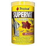 Tropical Supervit Premium Hauptfutter, Flockenfutter für alle Zierfische, 1er...