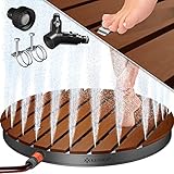 KESSER® Gartendusche Bodendusche Außendusche Saunadusche Campingdusche Ø 70...