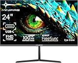 Minifire 24 Zoll Monitor, 100Hz, Full HD（1980x1080p）,5ms(OD), Adaptive-Sync,...