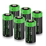 Enegitech CR123A 3V Lithium Batterie, 123A Einwegbatterien 1600mAh für...