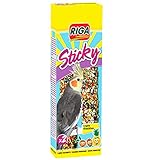 Riga - Sticky mit Früchten für Großsittiche - Gebackene Sticks - Mischung aus...