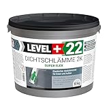 Dichtschlämme 2K Super Flex 10kg, Hochelastische Abdichtung für Innen und...