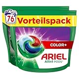 Ariel Waschmittel Pods All-in-1, Flüssigwaschmittel Kapseln 76 Waschladungen,...