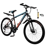 24 Zoll Mountainbike für Herren und Damen, 24-Gang-Schaltung,...