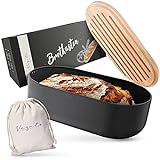 Vezato Brotbox – Nachhaltiger Brotkasten für lange Frische dank spezieller...