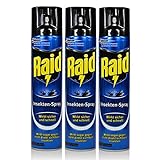 3x Raid Insekten-Spray 400 ml - Wirkt sicher und schnell
