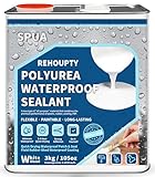 Dichtmasse Wasserdicht, REHOUPTY 3kg Wasserdichter Beschichtungsmittel,...